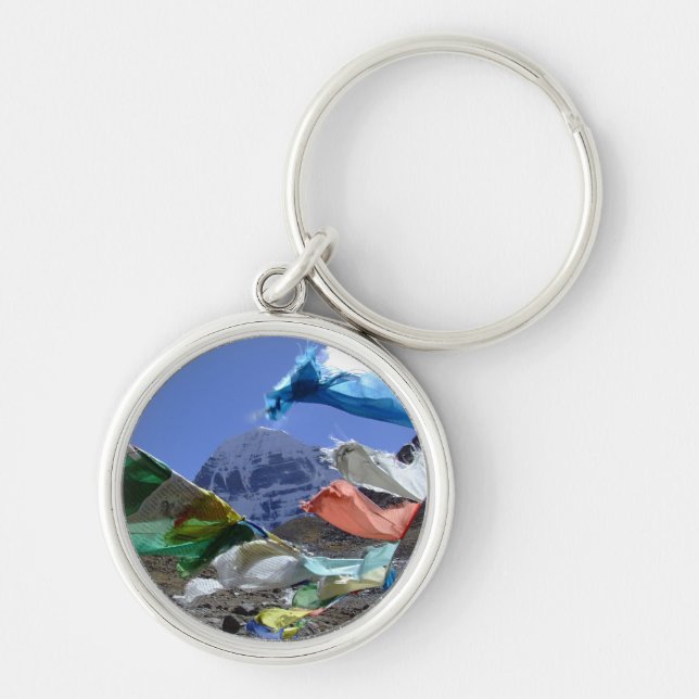 Kailash, Holy mountain, Tibet - Himalayas Keychain (Front)