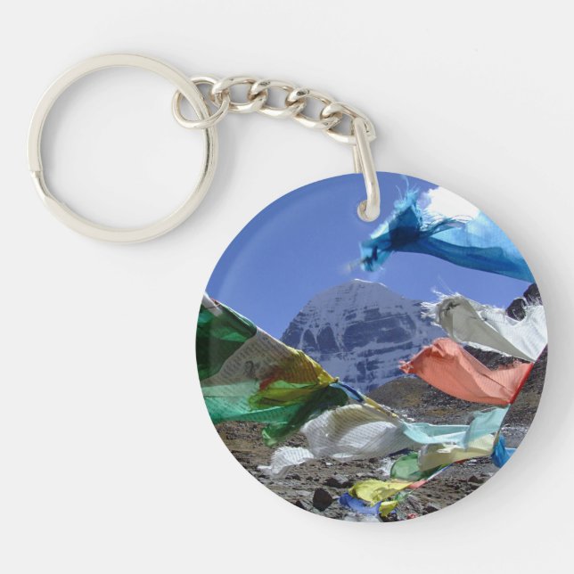 Kailash, Holy mountain, Tibet - Himalayas Keychain (Front)