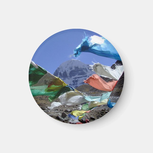 Kailash, Holy mountain, Tibet - Himalayas Magnet (Front)