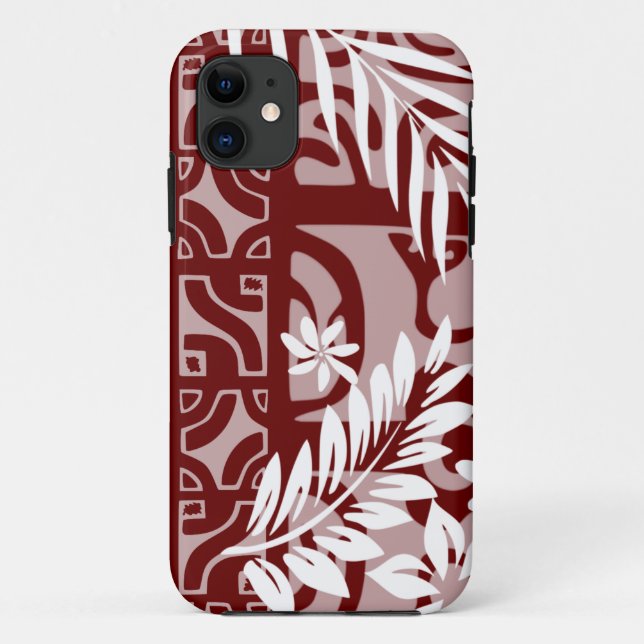 KAILI (Burgundy Red) Case-Mate iPhone Case (Back)