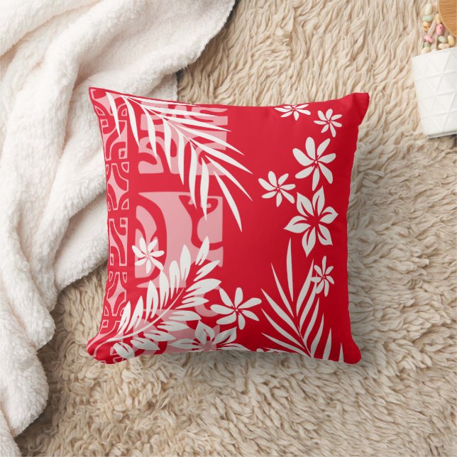 KAILI (red) Throw Pillow (Blanket)