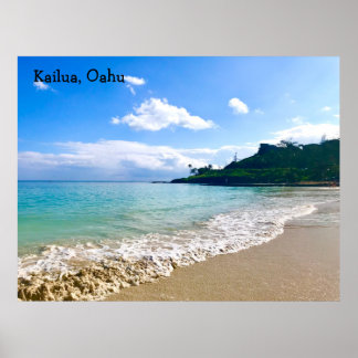 Kailua Beach, Oahu  Poster