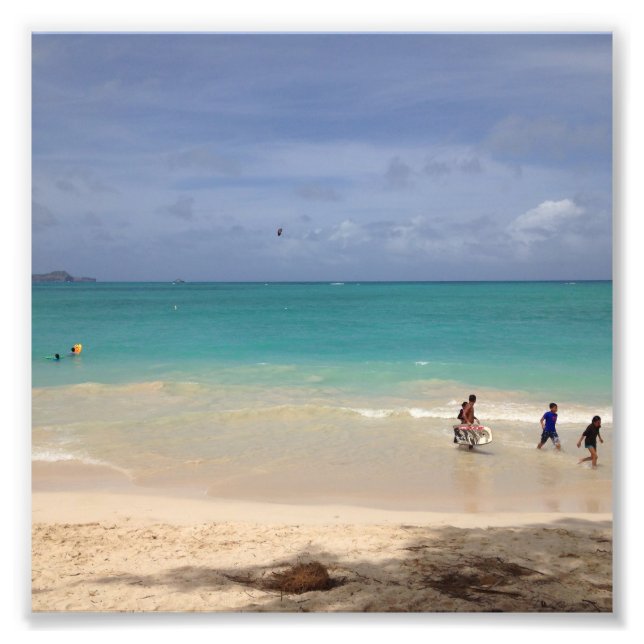 Kailua Beach Photo Print (Front)