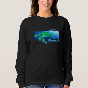 Kailua Hawaii Swimming Honu Sweatshirt