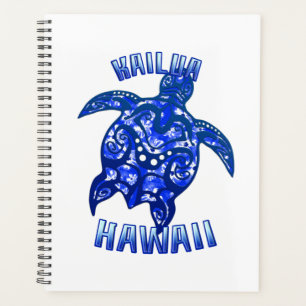 Kailua Hawaii Vacation Tribal Turtle Planner