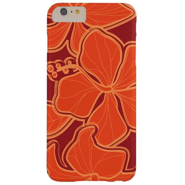 Kailua Hibiscus Hawaiian Oversized Floral Case-Mate iPhone Case (Back)