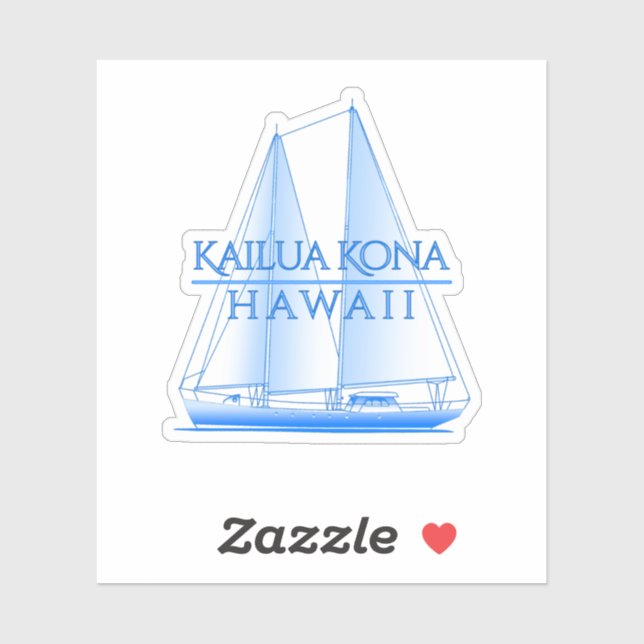 Kailua Kona Coastal Nautical Sailing Sailor (Sheet)