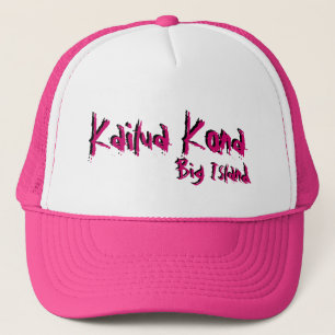 Kailua Kona grande île hawaii casquette rose