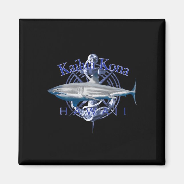 Kailua Kona Hawaii Nautical Sailing Boating  Magnet (Front)