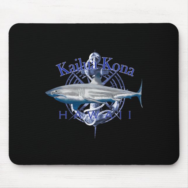 Kailua Kona Hawaii Nautical Sailing Boating  Mouse Pad (Front)