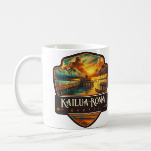Kailua-Kona, Hawaii   Vintage Coffee Mug