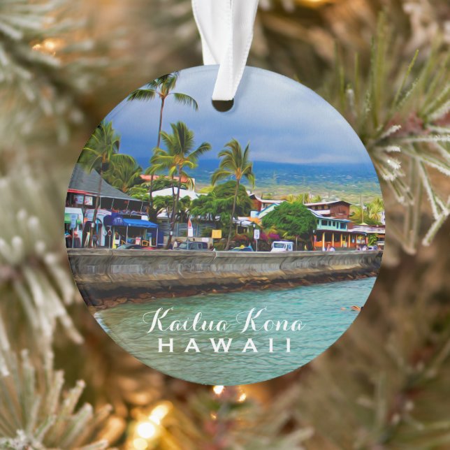 Kailua Kona Pier Hawaii 2 Photo et Texte (Arbre)