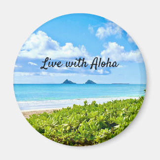Kailua, Oahu  Square Magnet