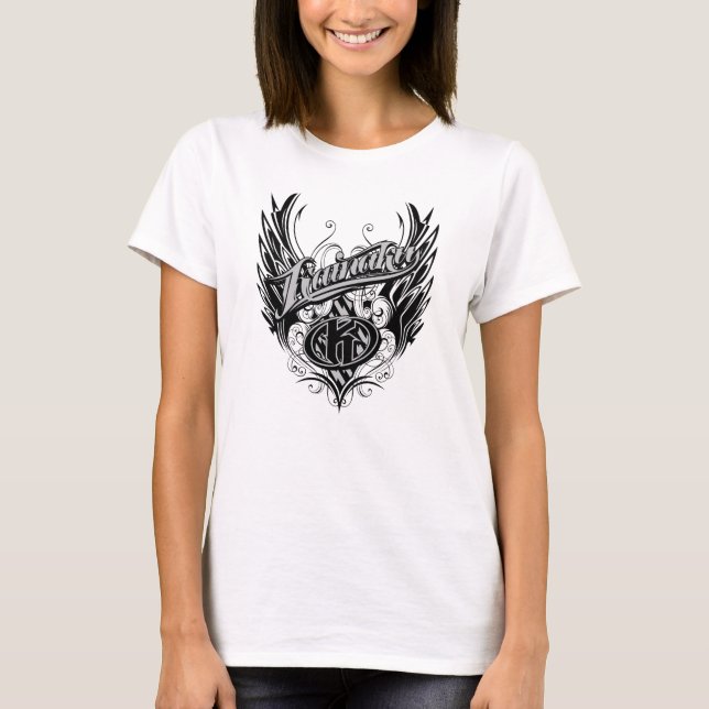 Kainaku Bella fitted Spaghetti Strap T-Shirt (Front)