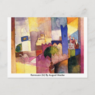 Kairouan (Iii) By August Macke Postcard