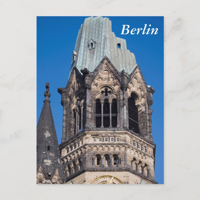 Kaiser Wilhelm Gedachtnis Kirche, Berlin Postcard (Front)