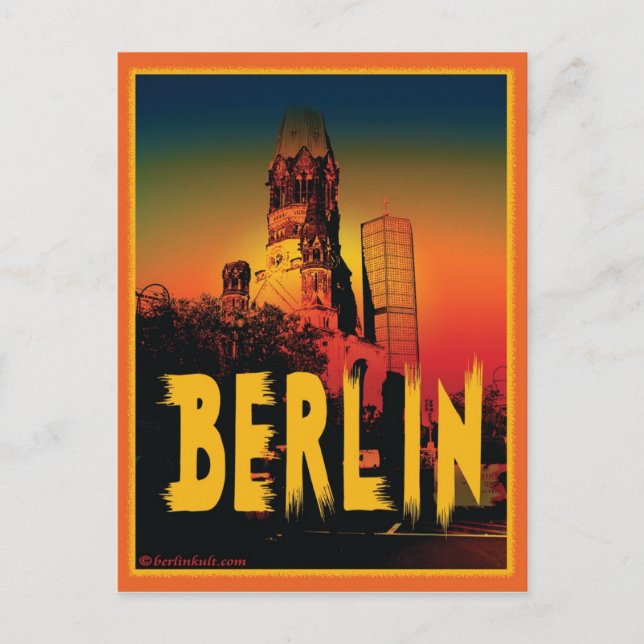 Kaiser-Wilhelm-Gedächtniskirche in Berlin Postcard (Front)