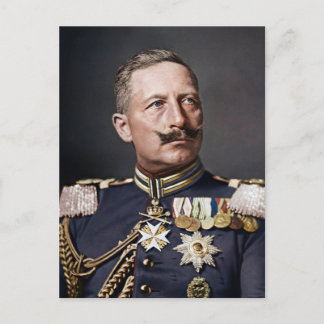 Kaiser Wilhelm II 1908 colorized Postcard