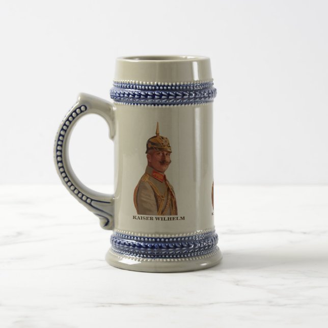 Kaiser Wilhelm II  Beer Stein (Left)