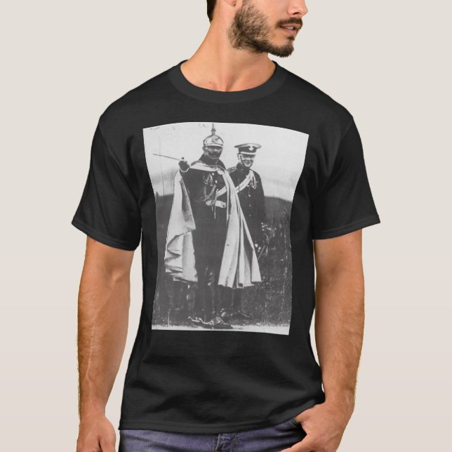 Kaiser Wilhelm II with a young Winston Churchill C T-Shirt (Front)