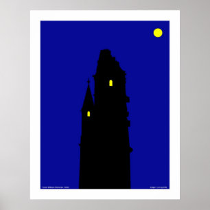 Kaiser Wilhelm Memorial - for canvas Poster