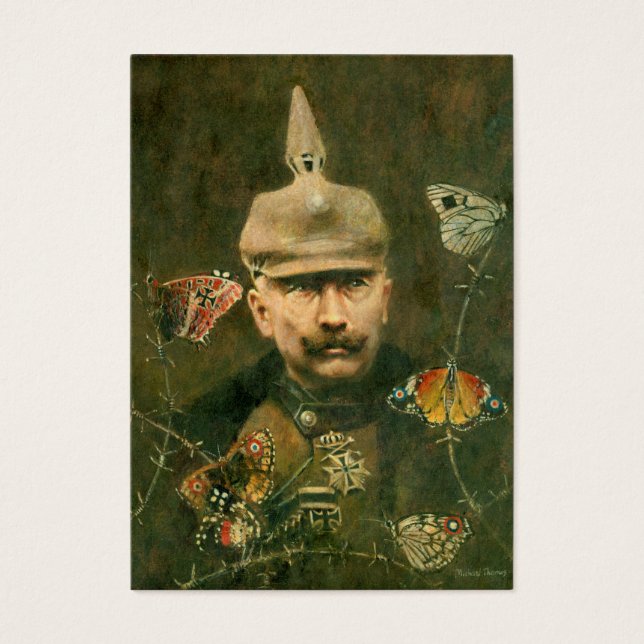 Kaiser Wilhelm Surreal ACEO Business Card (Front)