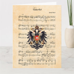 Kaiserlied, Austrian emperor's hymn Card