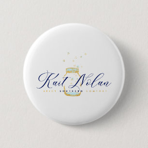 Kait Nolan: Spicy Southern Comfort 2 Inch Round Button