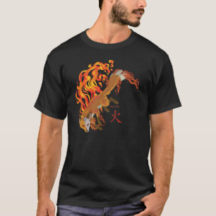 Kaius le Fox, gardien du T-shirt foncé des hommes