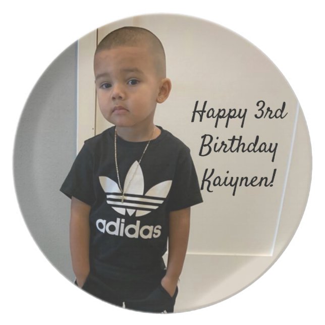 Kaiynens Birthday Plate (Front)