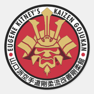 Kaizen Gojukan - Large Logo Classic Round Sticker