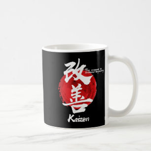 Kaizen Japanese Improving Concept Quote Calligraph Coffee Mug
