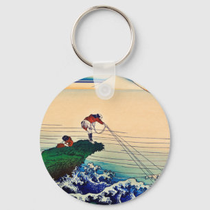 Kajikazawa in Kai Province by Katsushika Hokusai Keychain