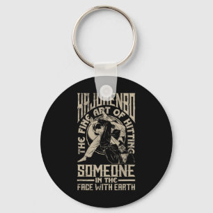 Kajukenbo Hitting Someone Funny Karate Judo Fusion Keychain