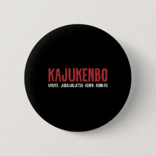 Kajukenbo Karate Judo Jiu Jitsu Kenpo Kung Fu 2 Inch Round Button