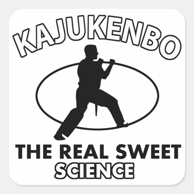 Kajukenbo Martial Arts Designs Square Sticker (Front)