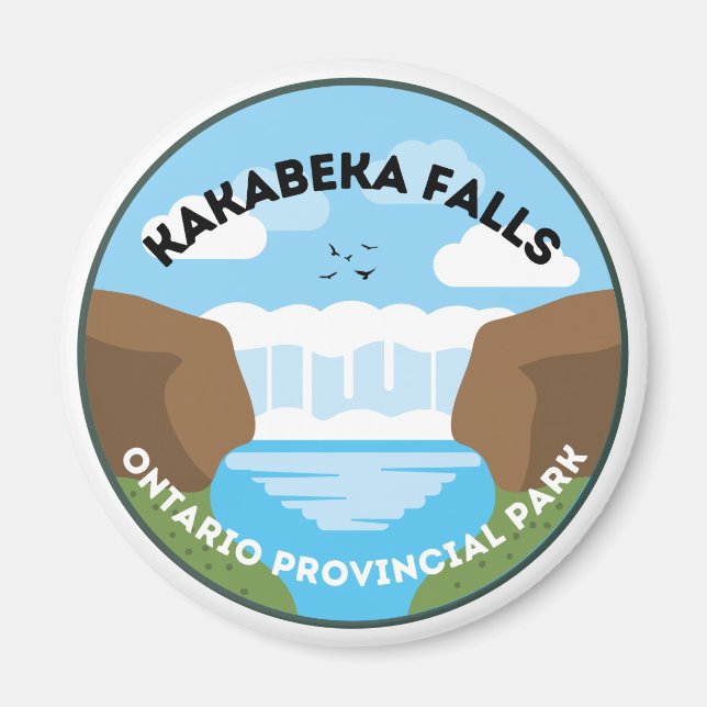 Kakabeka Falls Ontario Provincial Park Magnet (Devant)