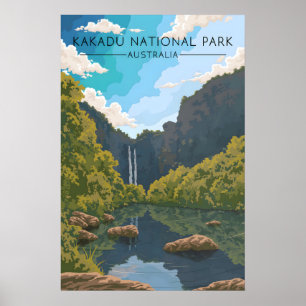 Kakadu National Park Australia Travel Poster