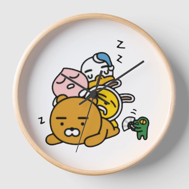 Kakaotalk Friends (Zzzz) Clock (Front)