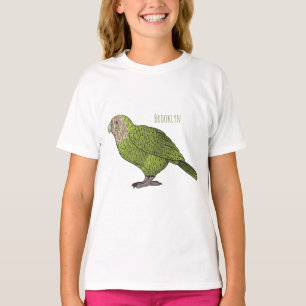 Kakapo bird cartoon illustration T-Shirt