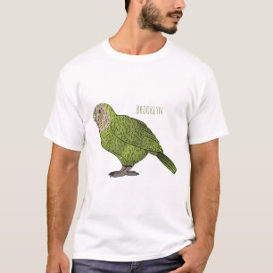 Kakapo bird cartoon illustration T-Shirt