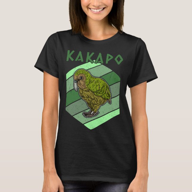 Kakapo birds biologist birdwatchig ornithologist   T-Shirt (Front)