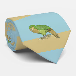 Kakapo illustration tie