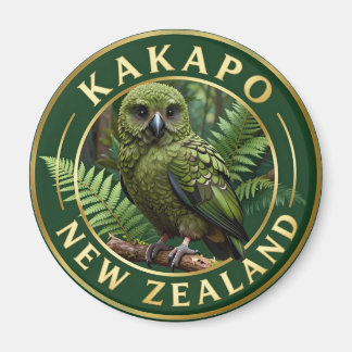 🦜 Kakapo New Zealand Wildlife Magnet