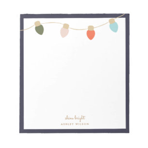 Kaktovik String Lights Notepad