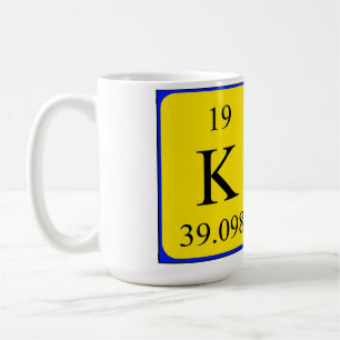 Kal nom de table périodique mug