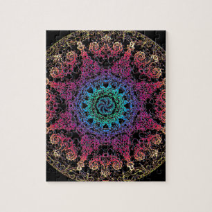 Kala Chakra Mandala Jigsaw Puzzle