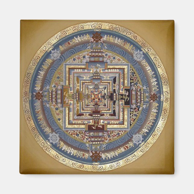 Kalachakra Mandala B Magnet (Front)