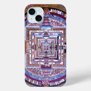 Kalachakra mandala iPhone 15 mini case