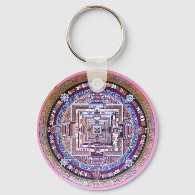 Kalachakra Mandala Keychain (Front)
